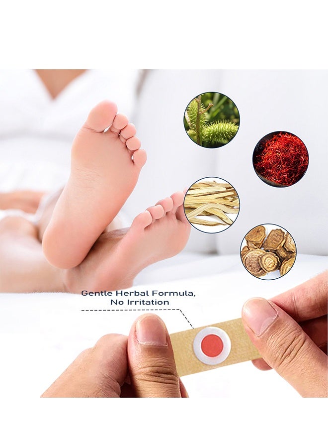 South Moon Corn Remover Pads, 24 Pcs Salicylic Acid Foot Corn Wart Remover Patches with Natural Herbal Ingredients for Calluses, Flesh Thorns & Foot Pad (Fast Pain Relief) - Image 4